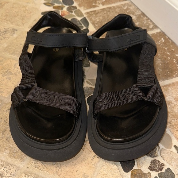 Moncler Shoes - Black Moncler Sandals Size 41 Womans